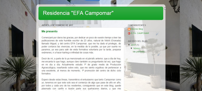 BLOG DE LA RESIDENCIA DE LA EFA