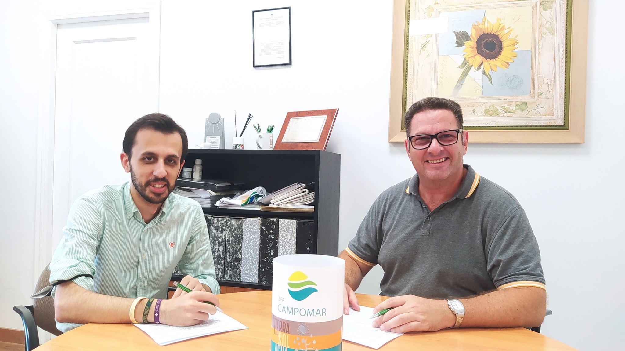 José María Díaz y Juan Miguel Ruiz firman convenio de colaboración